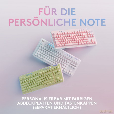Klawiatura G715 Wireless Gaming Keyboard Linear biała