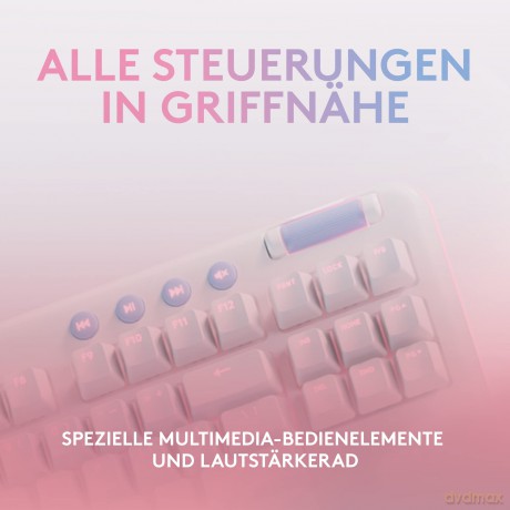 Klawiatura G715 Wireless Gaming Keyboard Linear biała