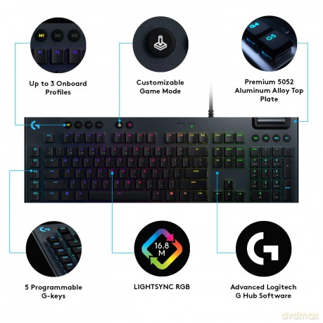 Klawiatura G815 RGB Mechanical Linear 920-009008