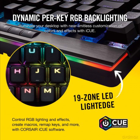 Klawiatura Gaming K95 RGB PLATINUM Keyboard, czarna