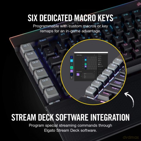 Klawiatura Gaming K95 RGB PLATINUM Keyboard, czarna