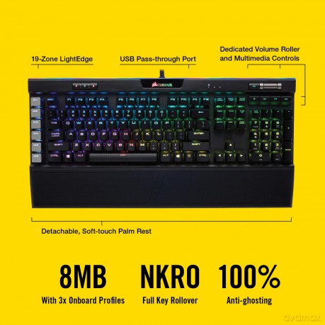Klawiatura Gaming K95 RGB PLATINUM Keyboard, czarna