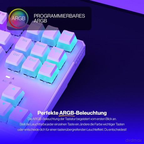 Klawiatura gamingowa - Thock TKL OWH P. Kailh BR RGB