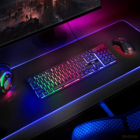 Klawiatura gamingowa ARX GK-196L przewodowa podświetlenie LED