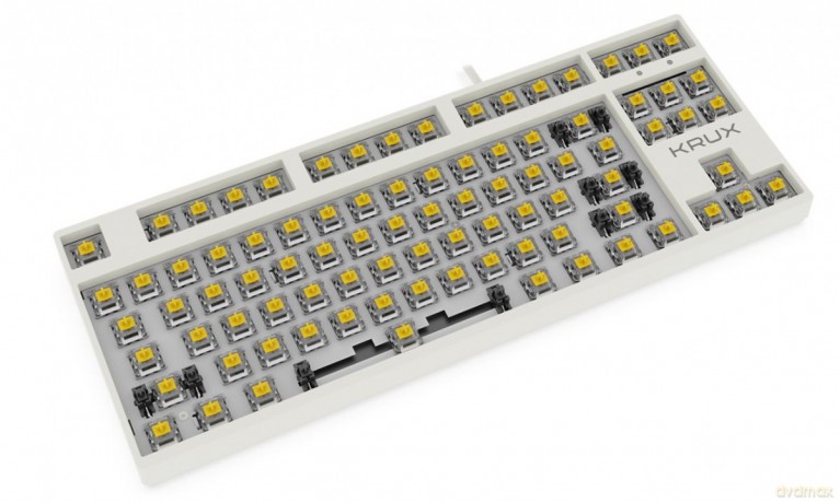 Klawiatura gamingowa Atax PRO RGB Creator Retro Gateron Yellow Pro