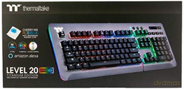 Klawiatura gamingowa Level 20 RGB Titanium Cherry MX Blue