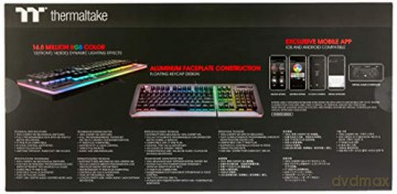 Klawiatura gamingowa Level 20 RGB Titanium Cherry MX Blue