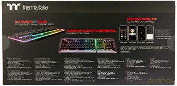 Klawiatura gamingowa Level 20 RGB Titanium Cherry MX Silver