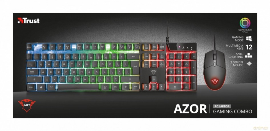 Klawiatura i mysz GXT 838 Azor Gaming Combo