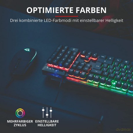 Klawiatura i mysz GXT 838 Azor Gaming Combo