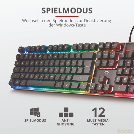 Klawiatura i mysz GXT 838 Azor Gaming Combo