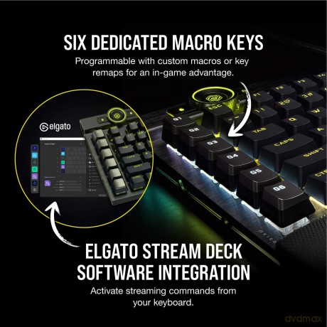 Klawiatura K100 OPX RGB Keyboard czarna