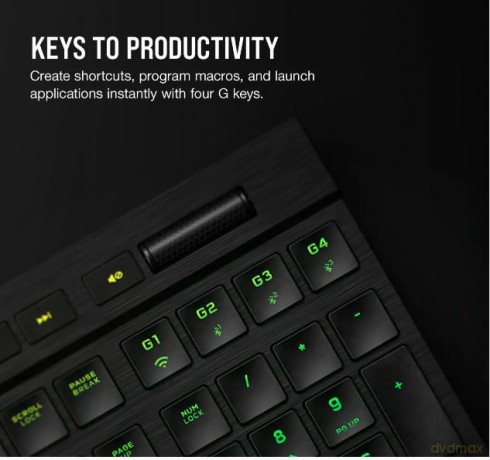 Klawiatura K100 RGB Air Wireless Ultra Thin Cherry MX