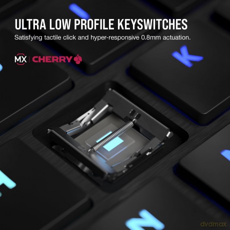 Klawiatura K100 RGB Air Wireless Ultra Thin Cherry MX