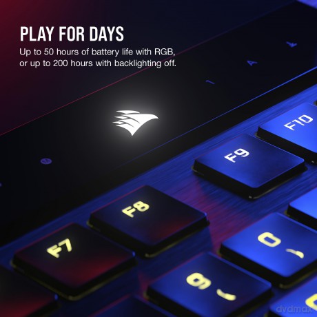 Klawiatura K100 RGB Air Wireless Ultra Thin Cherry MX