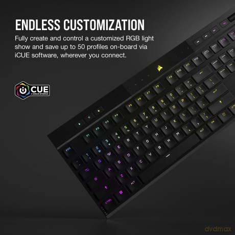 Klawiatura K100 RGB Air Wireless Ultra Thin Cherry MX