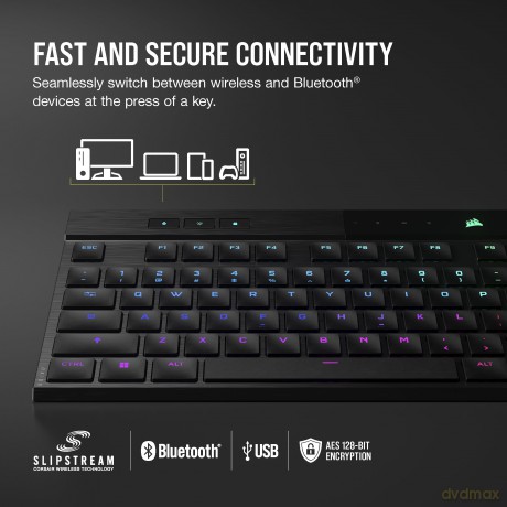 Klawiatura K100 RGB Air Wireless Ultra Thin Cherry MX