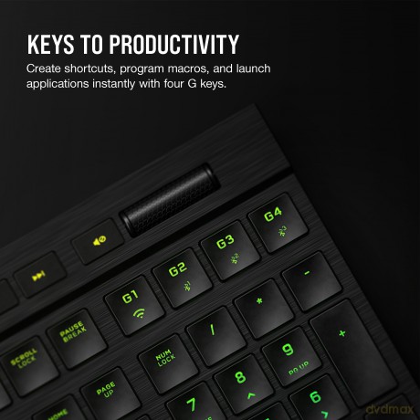 Klawiatura K100 RGB Air Wireless Ultra Thin Cherry MX