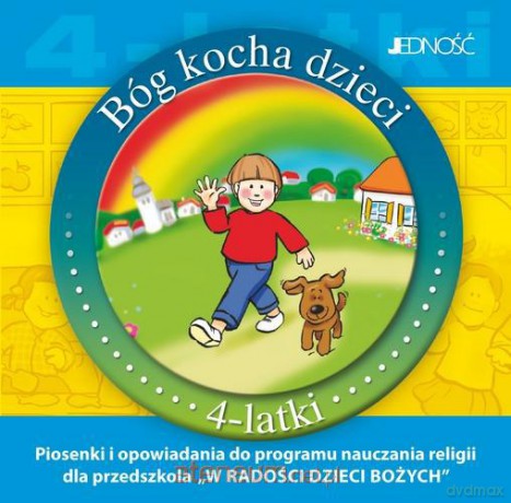 Bóg kocha dzieci 4-latki - Płyta CD z piosenkami.. [KSIĄŻKA]
