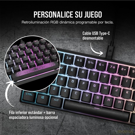 Klawiatura K65 RGB Mini Cherry MX Red