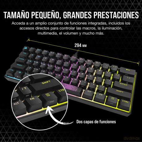 Klawiatura K65 RGB Mini Cherry MX Red