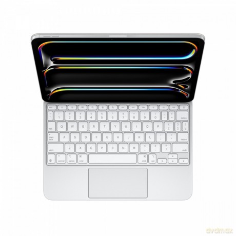 Klawiatura Magic Keyboard do iPada Pro 11 cali (M4) - angielski (USA) - biała