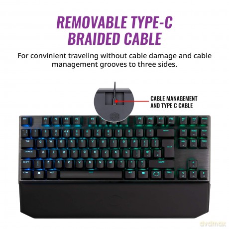Klawiatura MasterKeys MK 730 (Cherry MX Brown) podświetlenie RGB