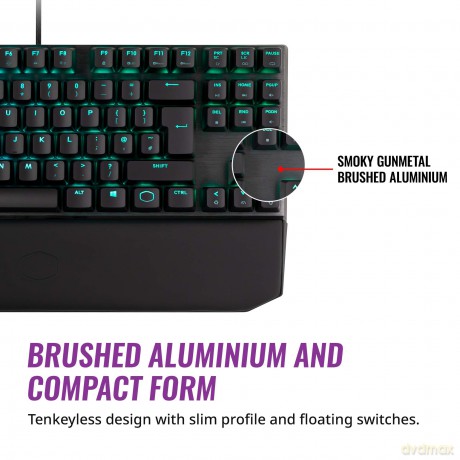 Klawiatura MasterKeys MK 730 (Cherry MX Brown) podświetlenie RGB