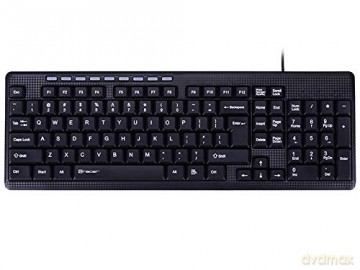 Klawiatura Maverick Black USB + PS2 Adapter