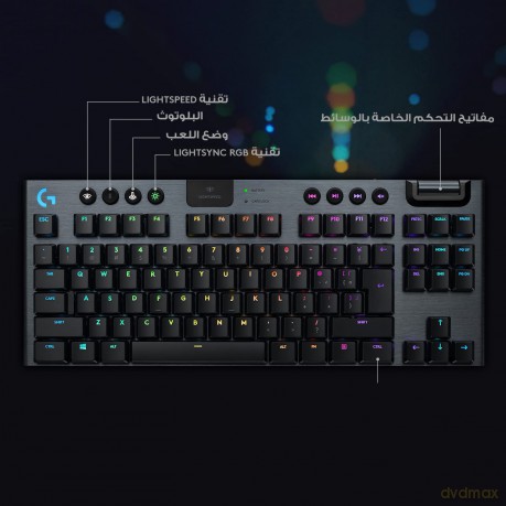 Klawiatura mechaniczna bezprzewodowa G915 TKL RGB Mechanical Tactile