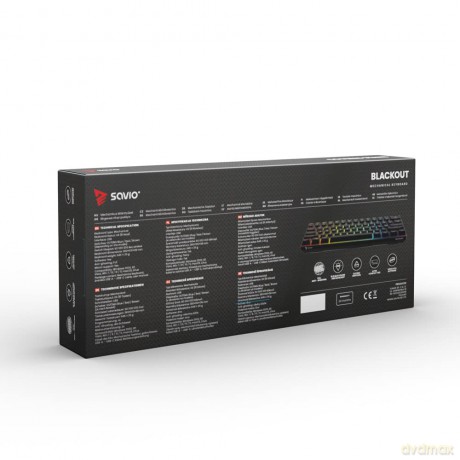 Klawiatura mechaniczna Blackout Blue Outemu