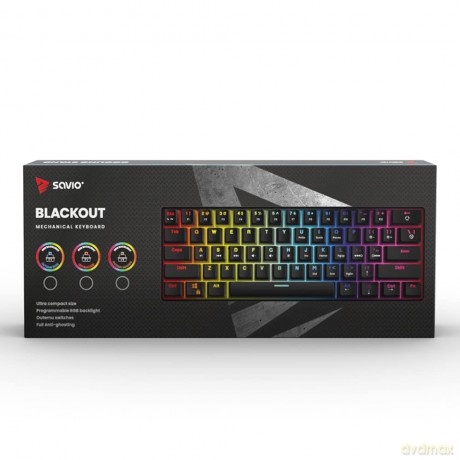 Klawiatura mechaniczna Blackout RED Outemu