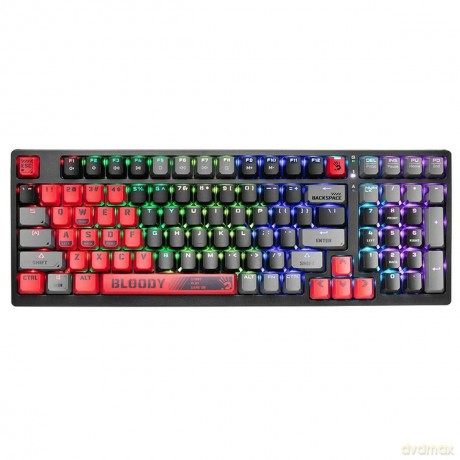 Klawiatura mechaniczna Bloody S98 USB Sports Red (BLMS Red Switches)