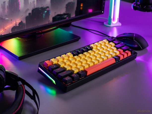 Klawiatura mechaniczna Gamezone EVO2 HOT SWAP 63 (yellow)