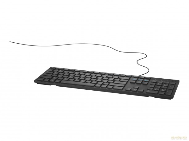 Klawiatura multimedialna KB216 US International (QWERTY) - czarna (RTL BOX)
