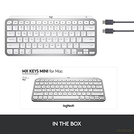 Klawiatura MX Keys Mini Mac Pale 920-010526 jasnoszara
