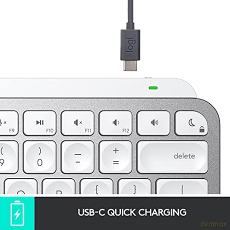 Klawiatura MX Keys Mini Mac Pale 920-010526 jasnoszara