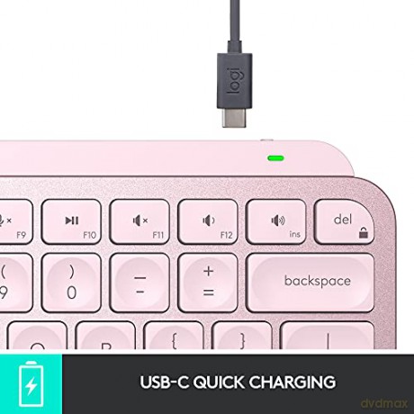 Klawiatura MX Keys Mini różowa 920-010500