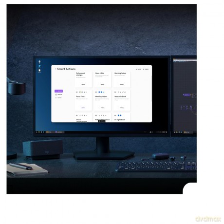 Klawiatura MX Keys S + mysz + podkładka Combo Graphite US 920-011614
