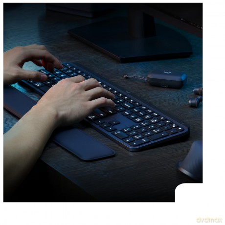 Klawiatura MX Keys S + mysz + podkładka Combo Graphite US 920-011614