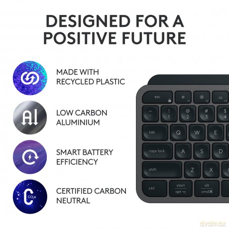 Klawiatura MX Keys S Graphite US
