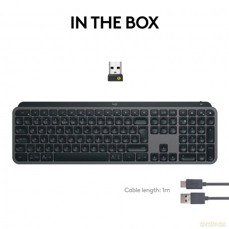 Klawiatura MX Keys S Graphite US