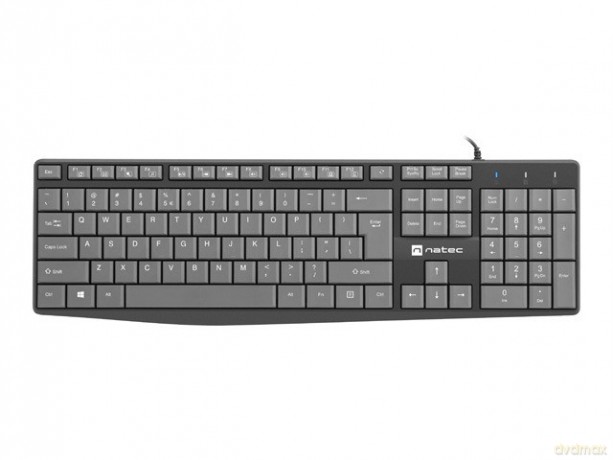 Klawiatura Nautilus US Slim 1.8m czarno-szara
