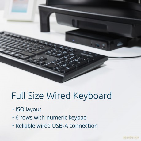 Klawiatura pełnowymiarowa KB100 EQ US INT