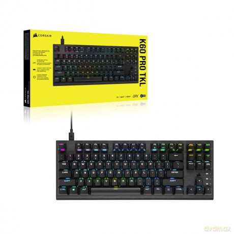 Klawiatura przewodowa K60 Pro TKL RGB Black