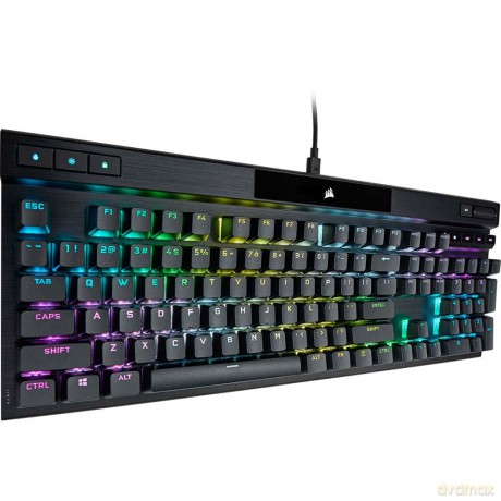 Klawiatura przewodowa K70 RGB Pro Black PBT Keycaps