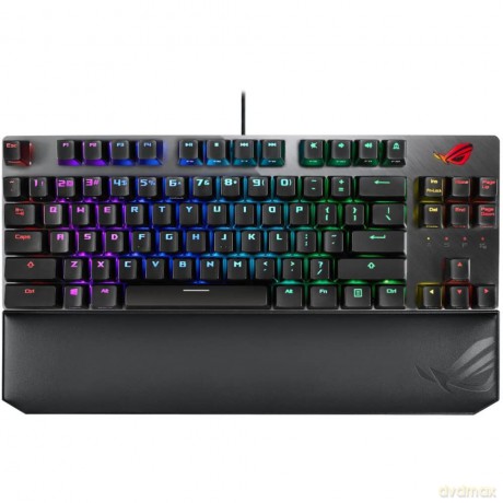 Klawiatura ROG STRIX Flare II 8000Hz/ ROG NX/ PBT/ USB 2.0/ czarna