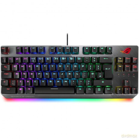 Klawiatura ROG STRIX Flare II 8000Hz/ ROG NX/ PBT/ USB 2.0/ czarna