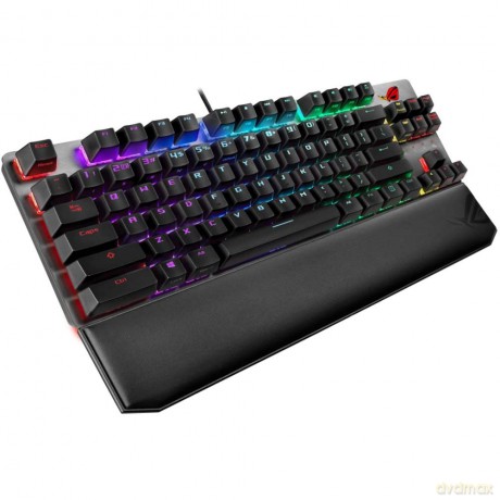 Klawiatura ROG STRIX Flare II 8000Hz/ ROG NX/ PBT/ USB 2.0/ czarna