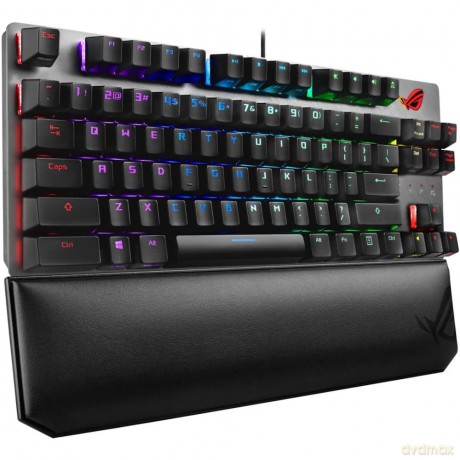 Klawiatura ROG STRIX Flare II 8000Hz/ ROG NX/ PBT/ USB 2.0/ czarna